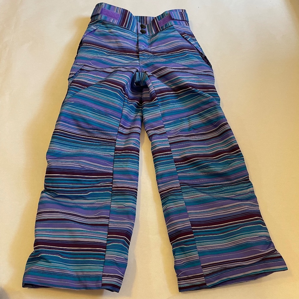 Striped Kids Bottoms in Blue and Purple